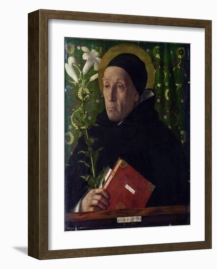 St. Dominic, 1515-Giovanni Bellini-Framed Giclee Print