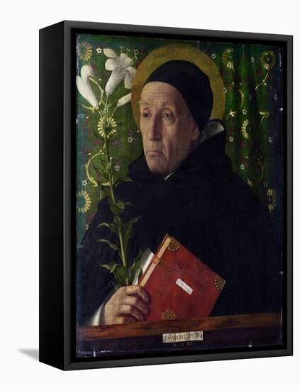 St. Dominic, 1515-Giovanni Bellini-Framed Stretched Canvas