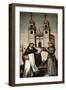 St. Dominic and St. Francis Holding a Miniature Model of the Church at as Ermidas-null-Framed Giclee Print