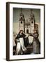 St. Dominic and St. Francis Holding a Miniature Model of the Church at as Ermidas-null-Framed Giclee Print