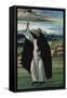 St, Dominic, Between 1498 and 1505-Sandro Botticelli-Framed Stretched Canvas
