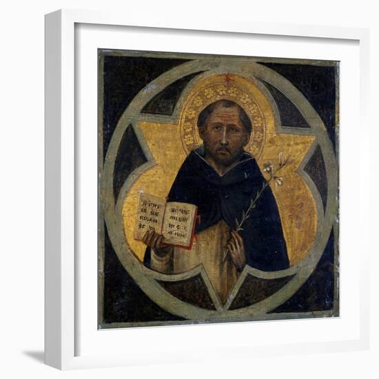 St. Dominic, C.1400-Taddeo di Bartolo-Framed Giclee Print