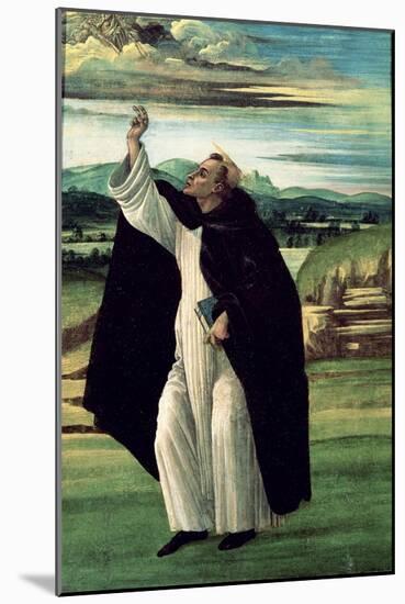 St. Dominic, c.1498-1505-Sandro Botticelli-Mounted Giclee Print