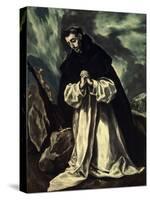 St.Dominic Praying-El Greco-Stretched Canvas