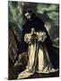 St.Dominic Praying-El Greco-Mounted Giclee Print