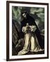 St.Dominic Praying-El Greco-Framed Giclee Print