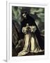 St.Dominic Praying-El Greco-Framed Giclee Print