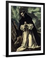 St.Dominic Praying-El Greco-Framed Giclee Print