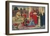 St Dominic Resurrects Napoleone Orsini, 1461-1462-Benozzo Gozzoli-Framed Giclee Print