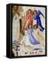 St. Dominic with Four Musical Angels, from a Gradual from San Marco E Cenacoli-Fra Angelico-Framed Stretched Canvas