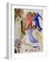 St. Dominic with Four Musical Angels, from a Gradual from San Marco E Cenacoli-Fra Angelico-Framed Giclee Print