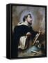 St Dominic-Giovanni Battista Pittoni Younger-Framed Stretched Canvas
