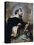 St Dominic-Giovanni Battista Pittoni Younger-Stretched Canvas