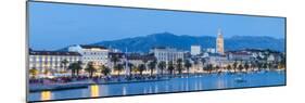 St. Domnius Cathedral Bell Tower and Stari Grad Illuminated, Split, Central Dalmatia, Croatia-Doug Pearson-Mounted Photographic Print