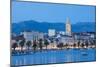 St. Domnius Cathedral Bell Tower and Stari Grad Illuminated, Split, Central Dalmatia, Croatia-Doug Pearson-Mounted Photographic Print