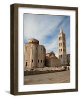 St. Donatus' Church and Bell Tower, Zadar, Croatia-Lisa S. Engelbrecht-Framed Photographic Print