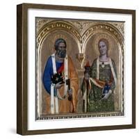 St Dorothy and St Peter-Nardo Di Cione-Framed Giclee Print