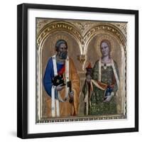 St Dorothy and St Peter-Nardo Di Cione-Framed Giclee Print