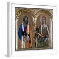 St Dorothy and St Peter-Nardo Di Cione-Framed Giclee Print