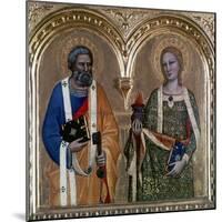 St Dorothy and St Peter-Nardo Di Cione-Mounted Giclee Print