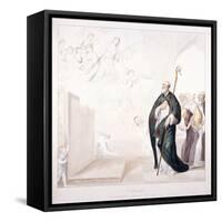 St Dunstan, C1750-GP Harding-Framed Stretched Canvas