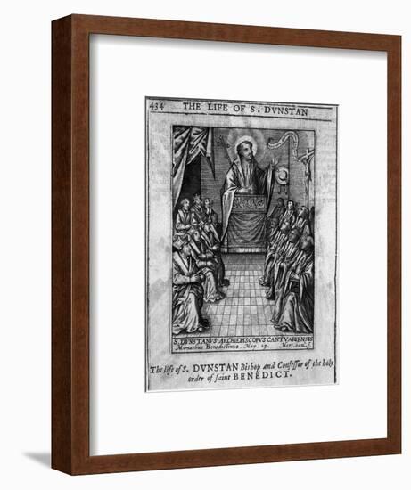 St Dunstan in Session-null-Framed Art Print