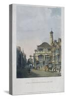 St Dunstan in the West, London, 1812-null-Stretched Canvas