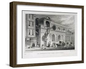 St Dunstan in the West, London, 1829-James B Allen-Framed Giclee Print
