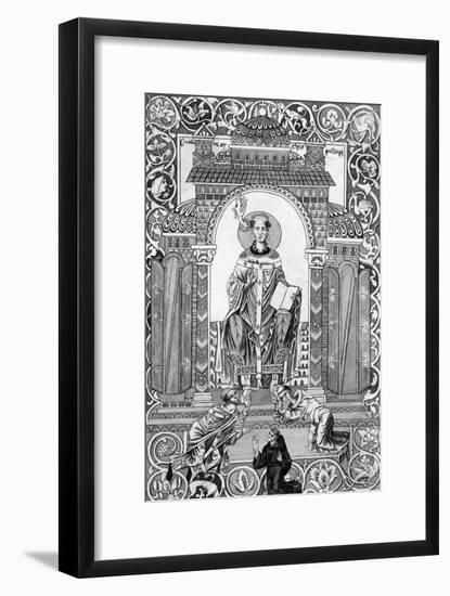 St Dunstan, Old Ms-null-Framed Art Print