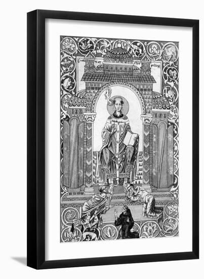 St Dunstan, Old Ms-null-Framed Art Print