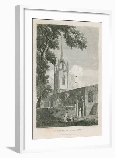 St Dunstan's in the East, London-Pieter Jansz. Quast-Framed Giclee Print