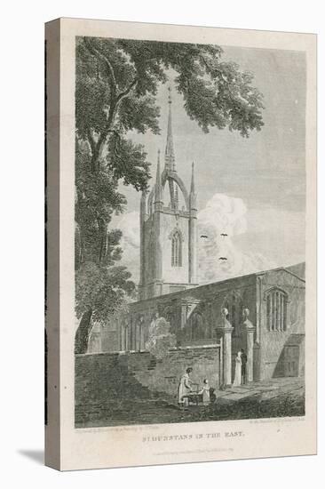 St Dunstan's in the East, London-Pieter Jansz. Quast-Stretched Canvas