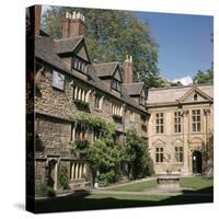 St Edmund Hall in Oxford, 13th Century-CM Dixon-Stretched Canvas