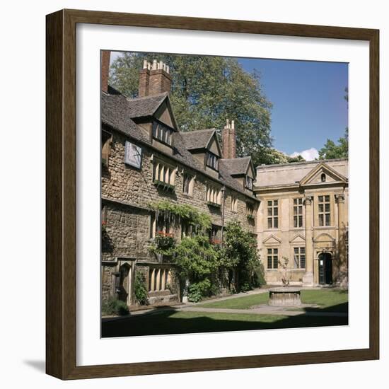 St Edmund Hall in Oxford, 13th Century-CM Dixon-Framed Photographic Print