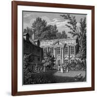 St Edmund Hall, Oxford-J and HS Storer-Framed Art Print