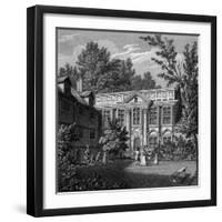 St Edmund Hall, Oxford-J and HS Storer-Framed Art Print