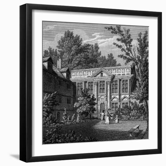 St Edmund Hall, Oxford-J and HS Storer-Framed Art Print