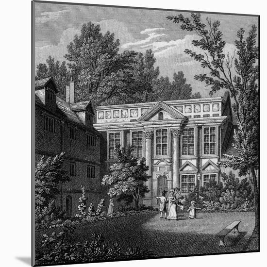 St Edmund Hall, Oxford-J and HS Storer-Mounted Art Print