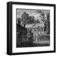 St Edmund Hall, Oxford-J and HS Storer-Framed Art Print