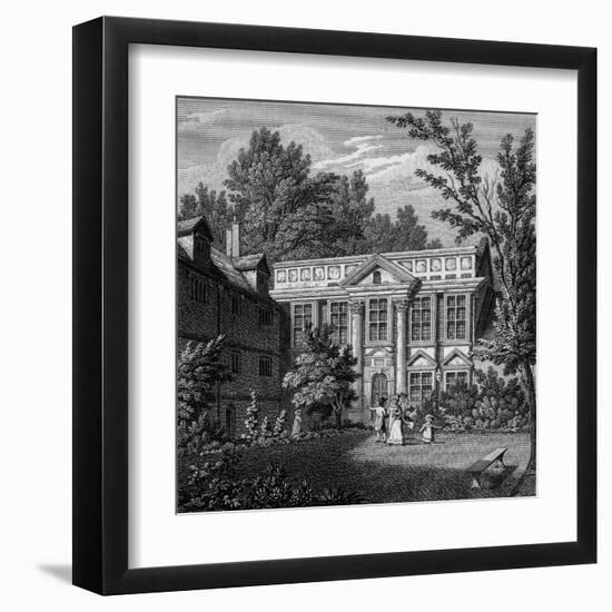 St Edmund Hall, Oxford-J and HS Storer-Framed Art Print