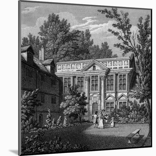 St Edmund Hall, Oxford-J and HS Storer-Mounted Art Print
