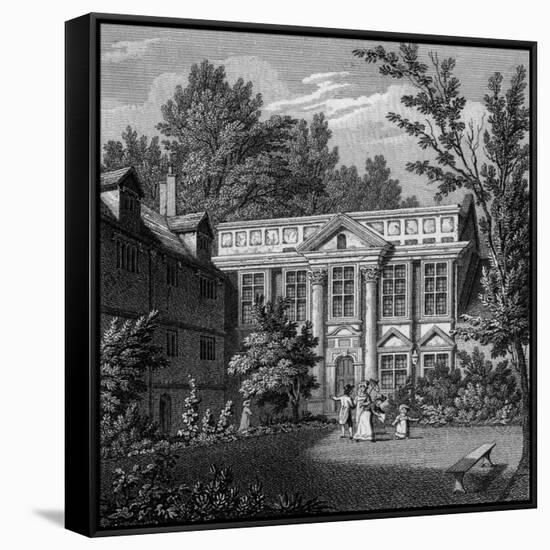 St Edmund Hall, Oxford-J and HS Storer-Framed Stretched Canvas