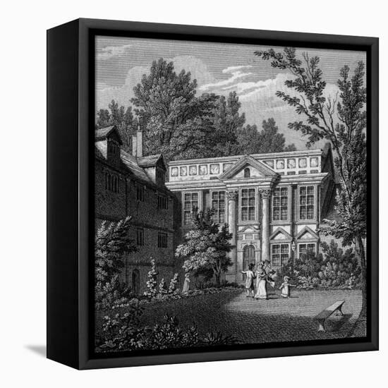 St Edmund Hall, Oxford-J and HS Storer-Framed Stretched Canvas