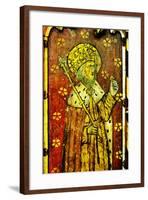 St Edward the Confessor, Detail of the Rood Screen, St Catherine's Church, Ludham, Norfolk, Uk-null-Framed Giclee Print