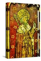 St Edward the Confessor, Detail of the Rood Screen, St Catherine's Church, Ludham, Norfolk, Uk-null-Stretched Canvas