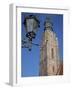 St. Elisabeth Church and Lamp, Old Town, Wroclaw, Silesia, Poland, Europe-Frank Fell-Framed Photographic Print