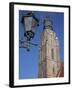 St. Elisabeth Church and Lamp, Old Town, Wroclaw, Silesia, Poland, Europe-Frank Fell-Framed Photographic Print