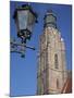 St. Elisabeth Church and Lamp, Old Town, Wroclaw, Silesia, Poland, Europe-Frank Fell-Mounted Photographic Print