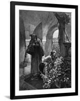 St Elisabeth Flagellated-Alphonse Mucha-Framed Art Print