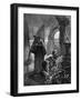 St Elisabeth Flagellated-Alphonse Mucha-Framed Art Print